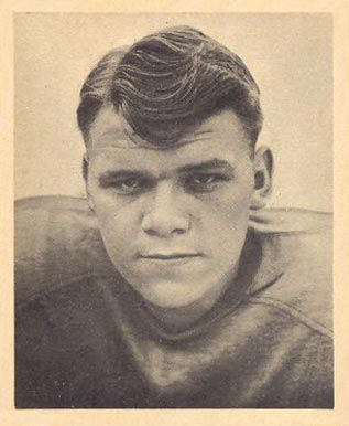 Thomas on a 1948 Bowman football card