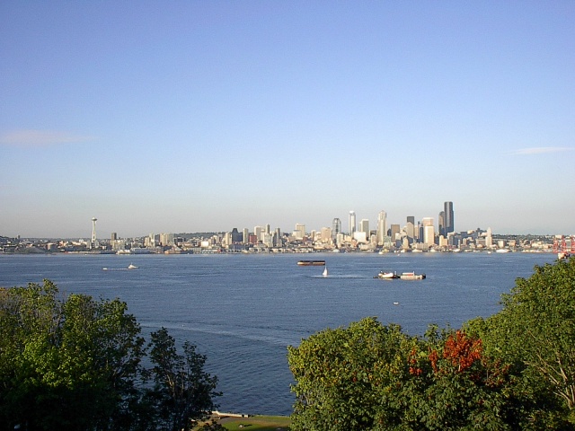 Seattle Washington from West Seattle