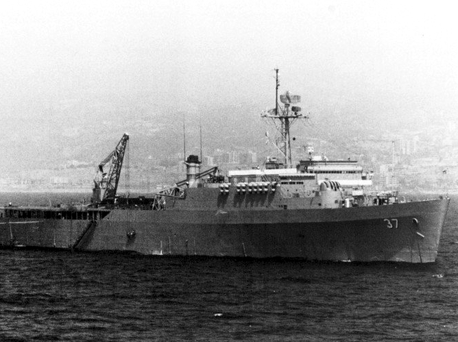 File:USS Portland (LSD-37) in the Mediterranean Sea 1983.jpg