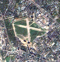 Аэродром на космическом снимке 2000 года