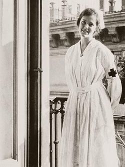 Agnes von Kurowsky in 1918 te Milaan