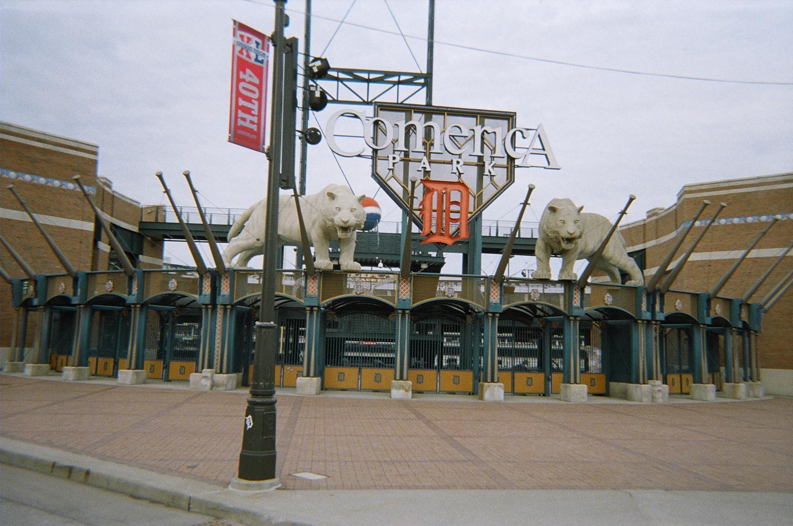 File:Entrance of Comerica Park, Detroit.jpg - Wikimedia Commons