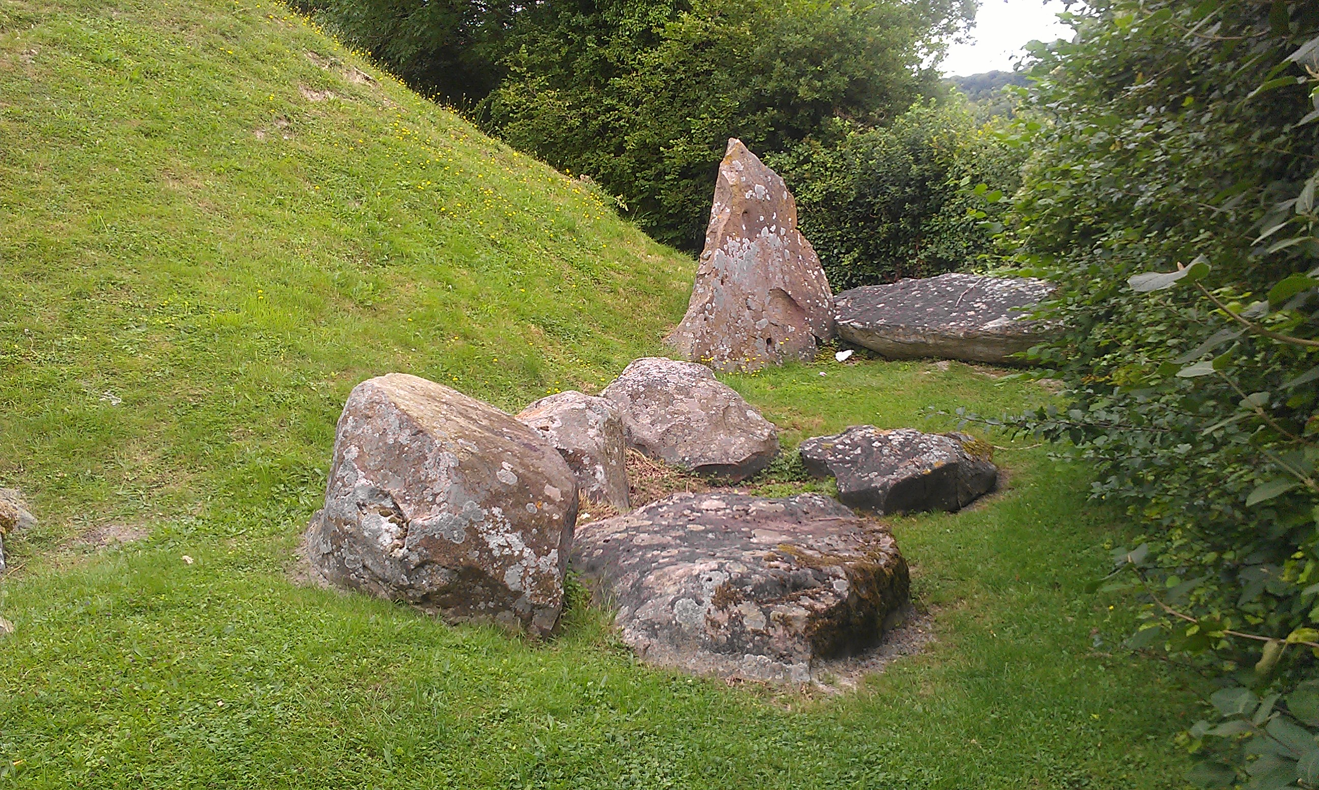 Stone fell
