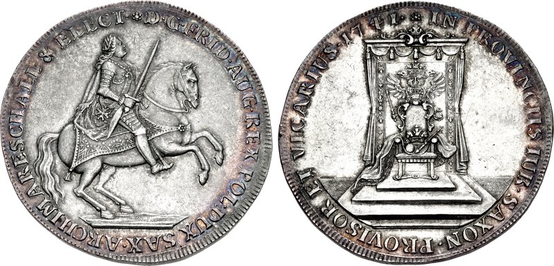 File:Friedrich August II., Vikariatstaler 1741, CNG.jpg