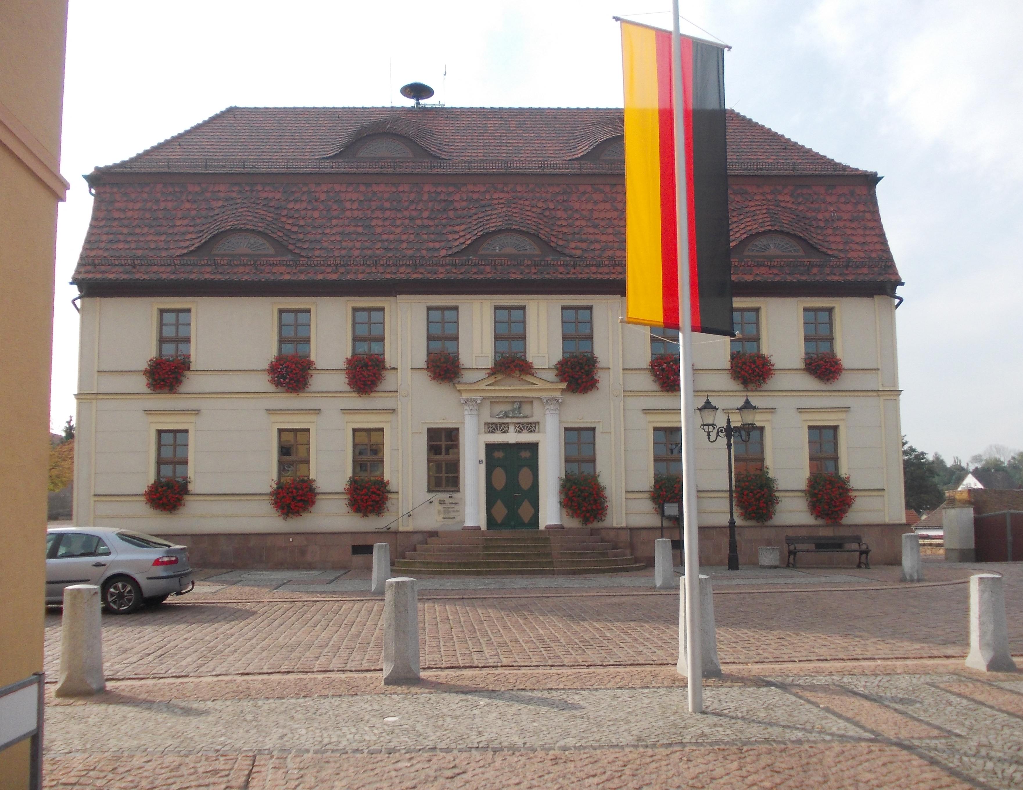 Town hall in Löbejün (Wettin-Löbejün, district: Saalekreis, Saxony-Anhalt)