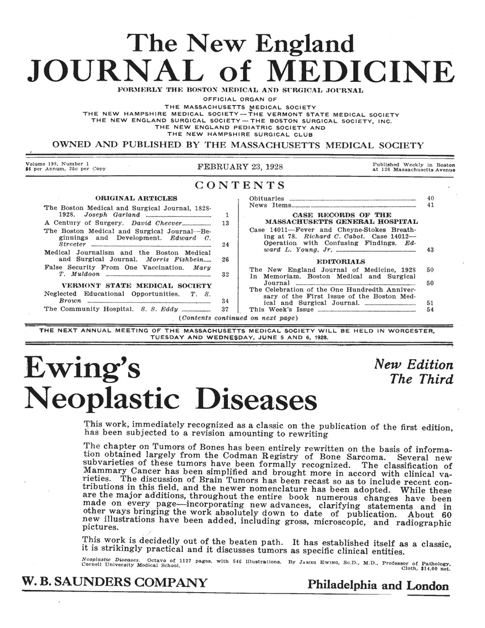 File:The New England Journal of Medicine (cover) – 23 February