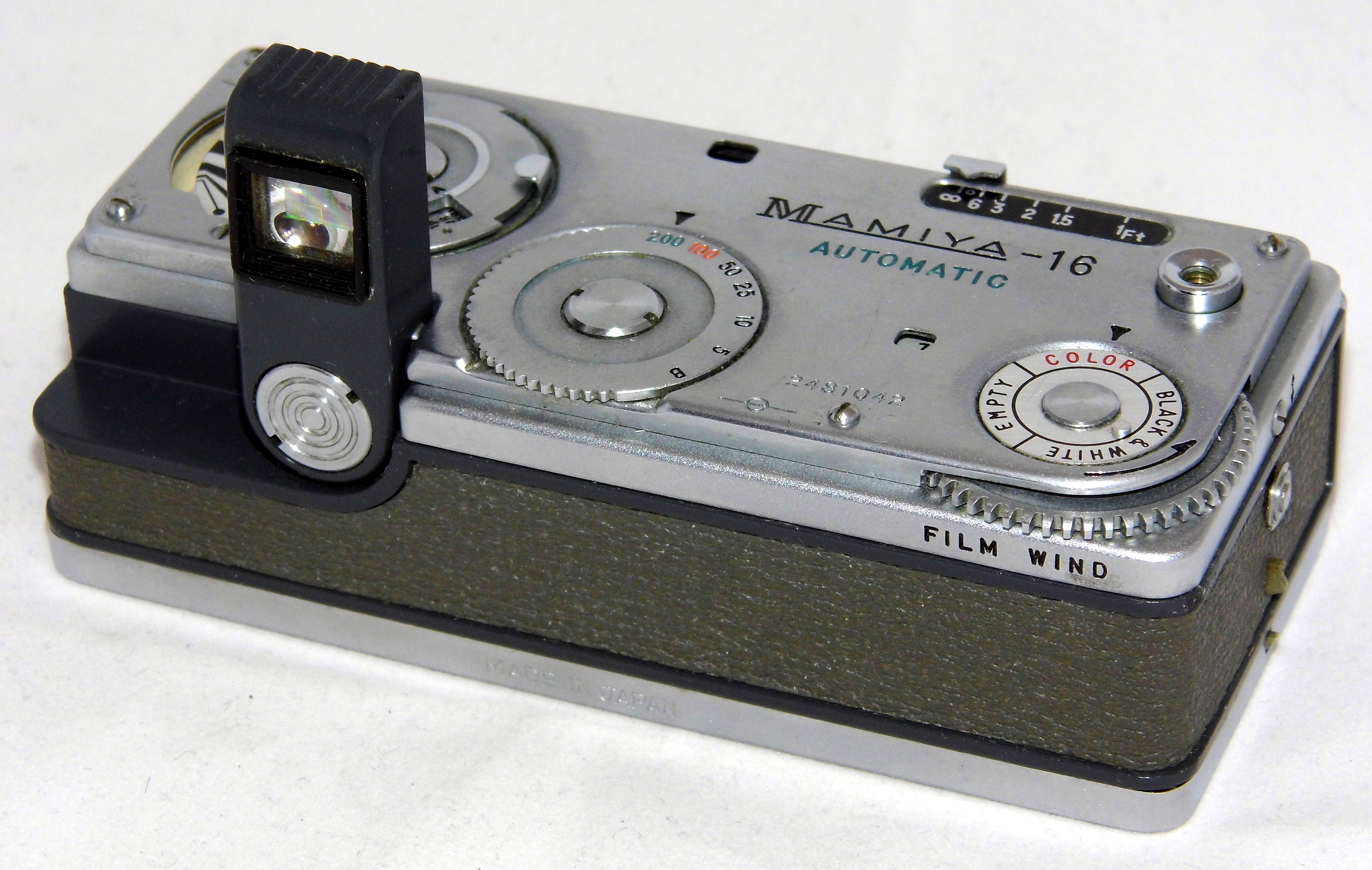 File:Vintage Mamiya 16 Automatic Spy-Type Film Camera, Made In