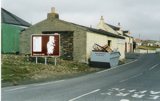 File:Welcome to Yell - geograph.org.uk - 604337.jpg