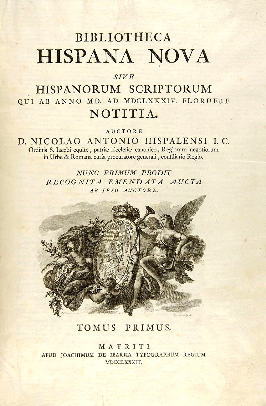 Portada de la edición de 1783 de [[Joaquín Ibarra
