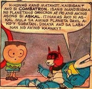 Tagaloga komikso en latina alfabeto.