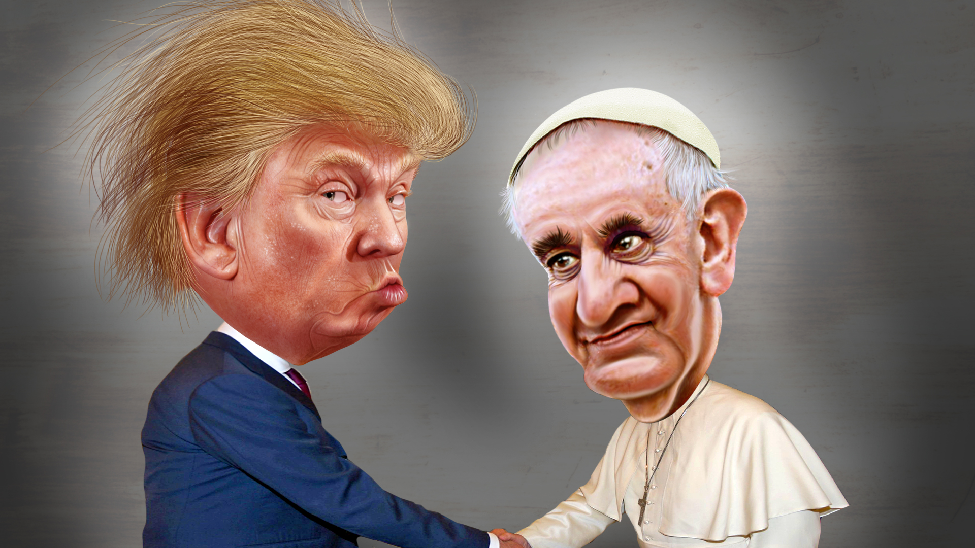 Pudsigt Temerity Kontur File:Donald Trump and Pope Francis (24486540493).jpg - Wikimedia Commons