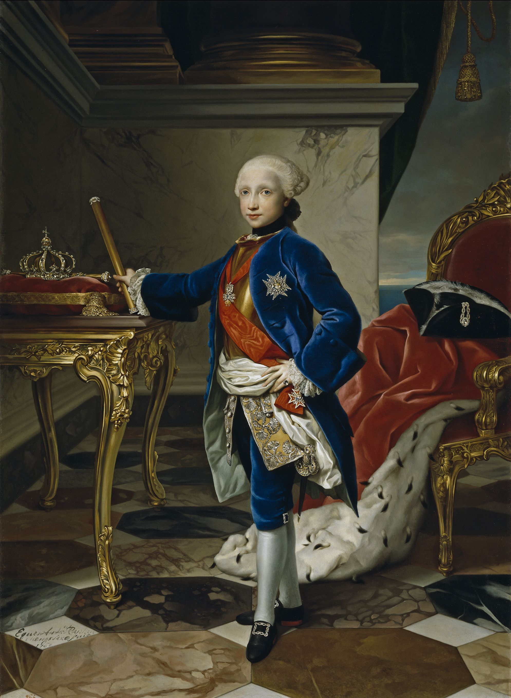 Re Ferdinando all'età di 9 anni
(Anton Raphael Mengs, Public domain, via Wikimedia Commons)