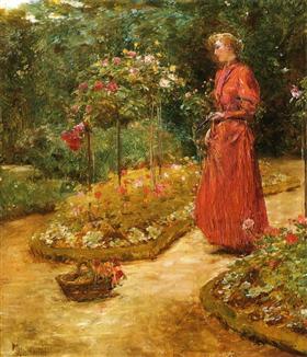 File:Hassam - woman-cutting-roses-in-a-garden-1889.jpg