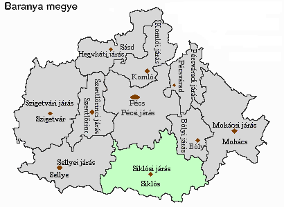 magyarország térkép siklós Siklósi járás – Wikipédia magyarország térkép siklós