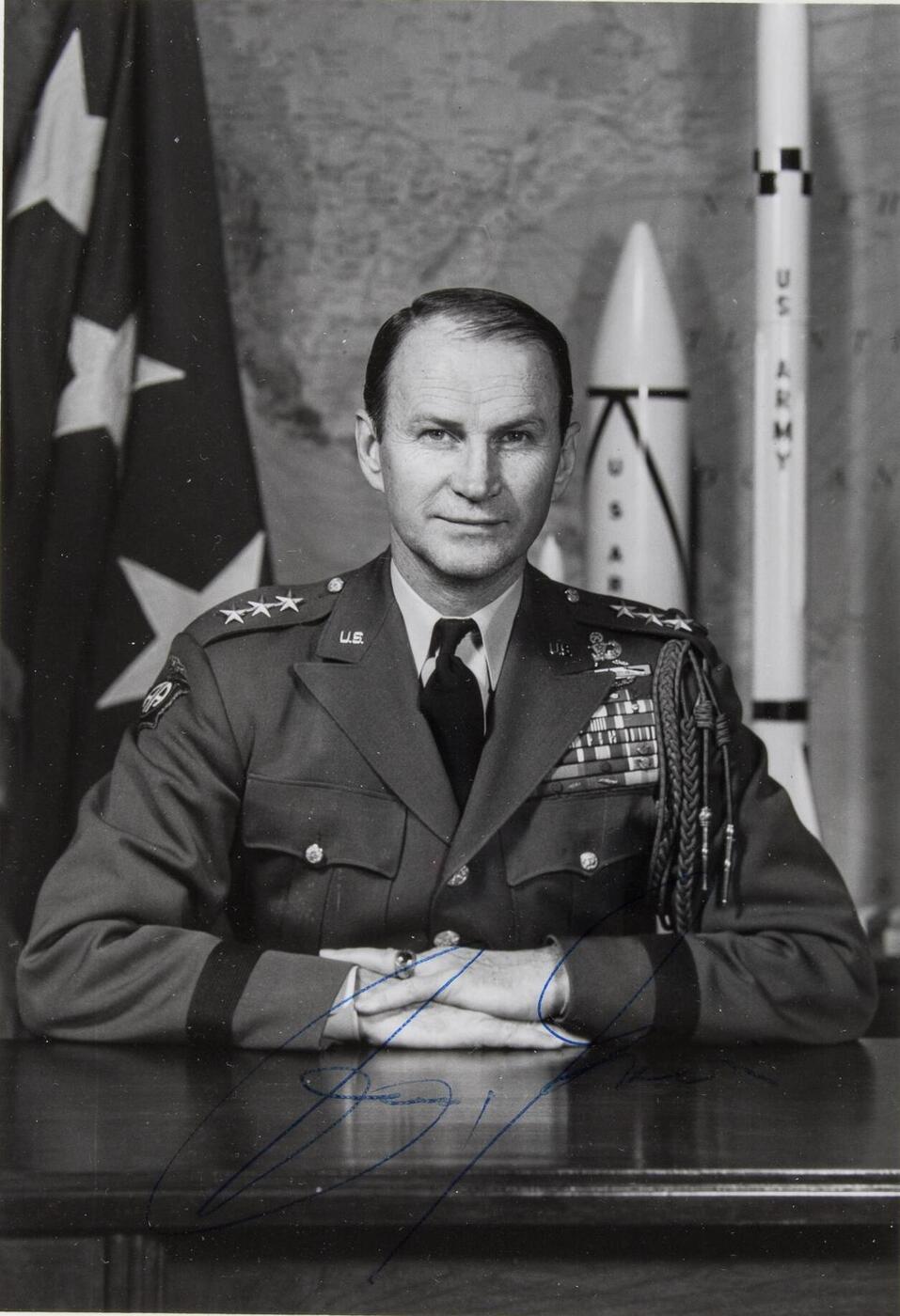 Lieutenant General James M. Gavin, pictured here in 1964.