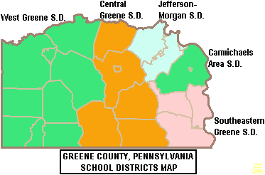 File:Map of Greene County Pennsylvania School Districts.png