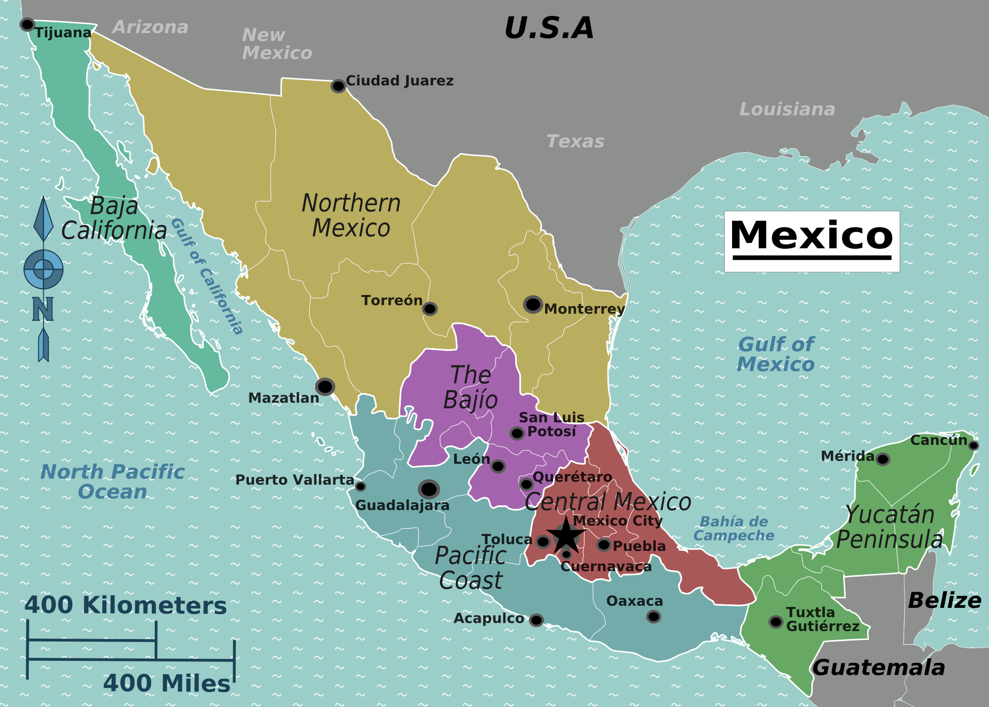 mexico map