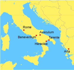 Description de l'image Rome_against_Taranto_location-fr.png.
