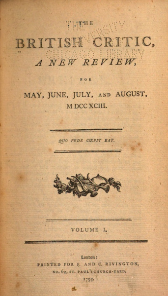 File:The British Critic, A New Review (1793, Vol. 1, London).png