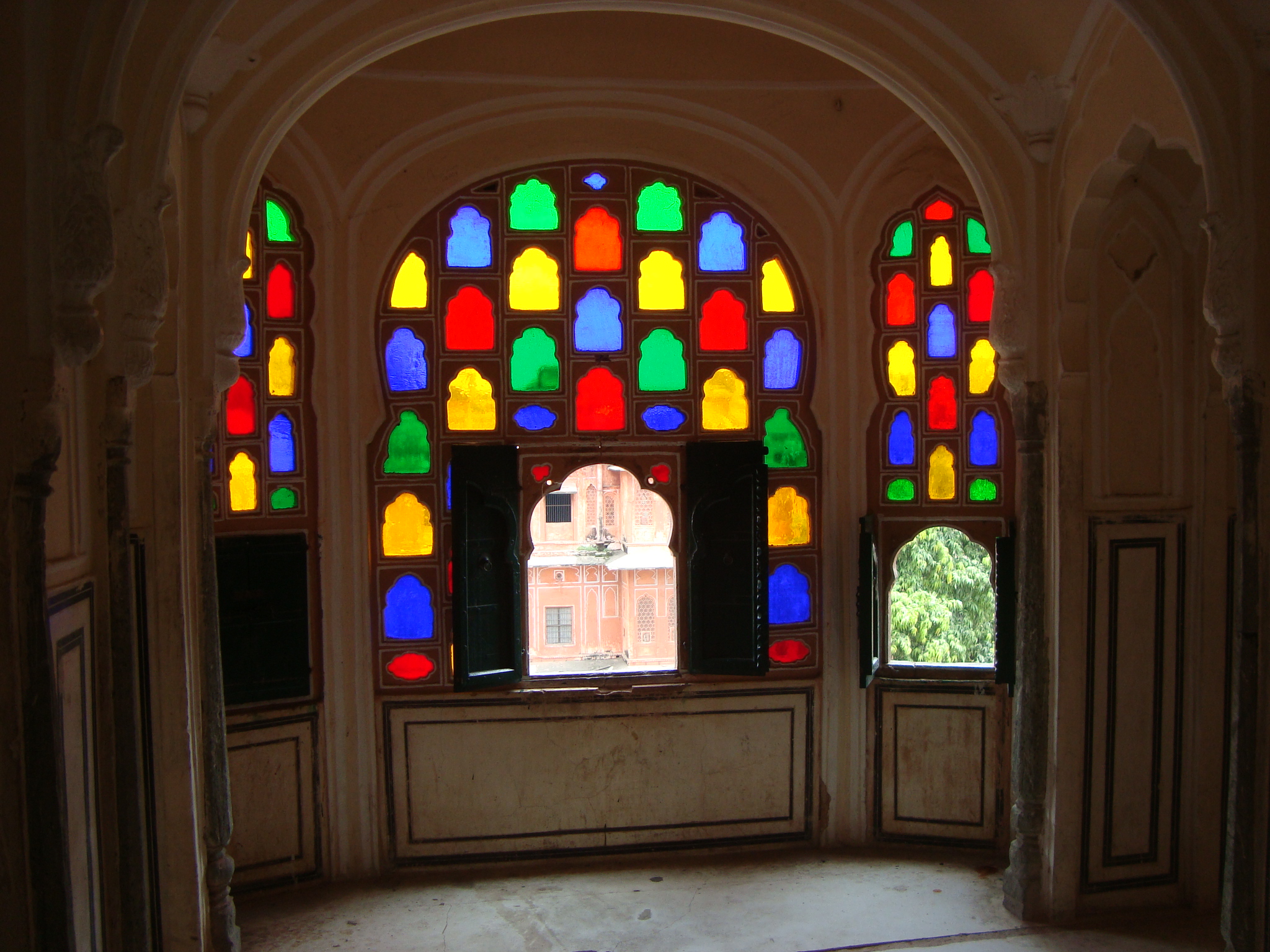 Colored glass windows