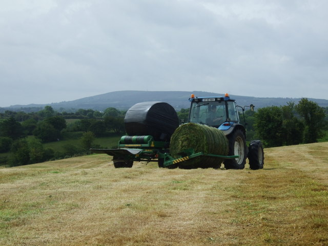 File:Wrapping silage at Cabragh - geograph.org.uk - 1540540.jpg