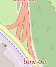 A15 Uster Ost, map OSM 2022.png