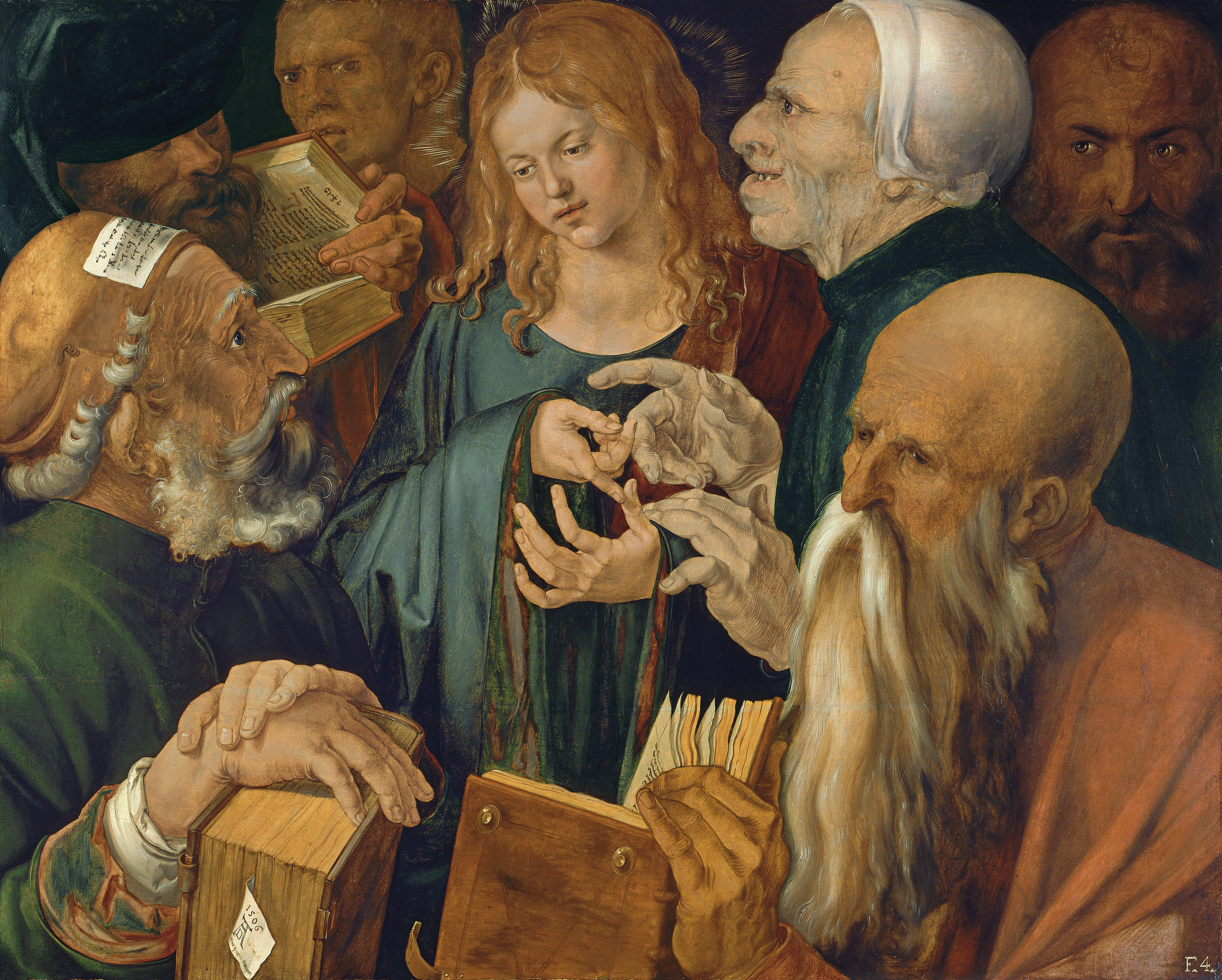 File:Albrecht Dürer - Jesus among the Doctors - Google Art Project.jpg