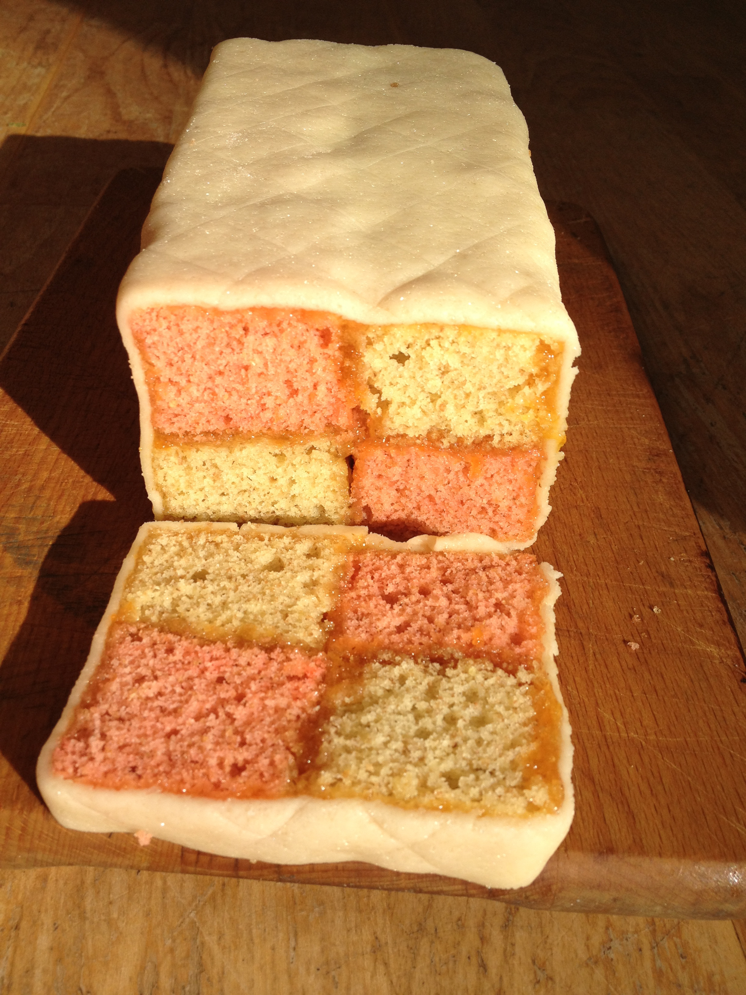 Battenberg Cake Recipe (British Sponge with Marzipan)