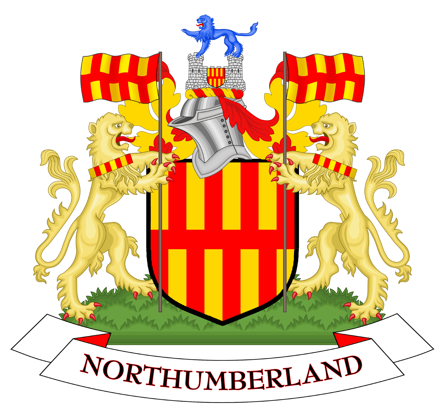 File Coat Of Arms Of Northumberland County Council png Wikimedia Commons