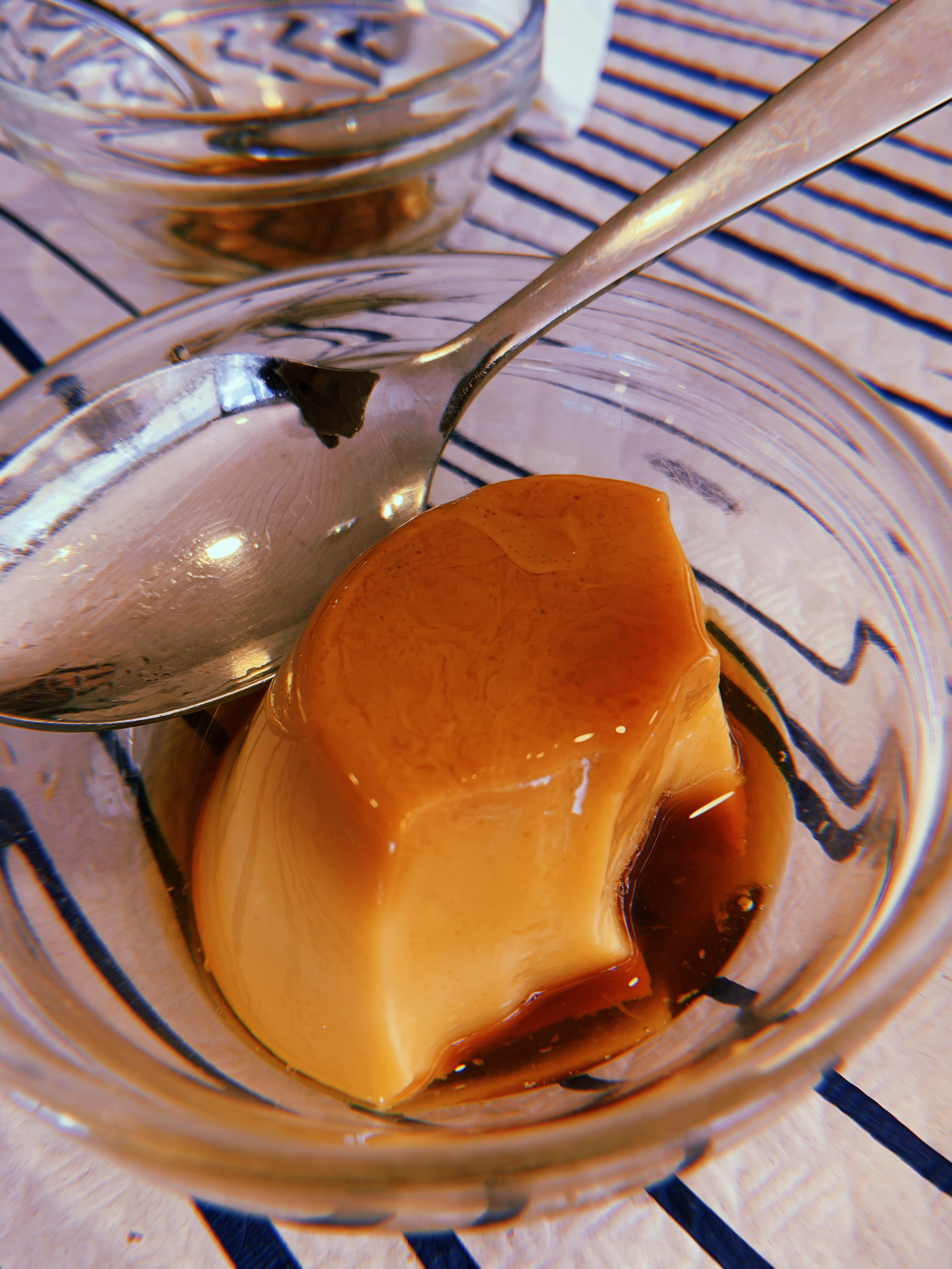 Quesillo venezolano en baño María - En algún lugar de