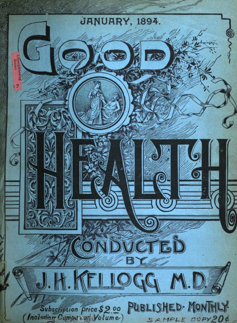 Número de enero de 1894 de la revista 'Good Health'. (Race Betterment Foundation / John Harvey Kellogg, Dominio público, via Wikimedia Commons)