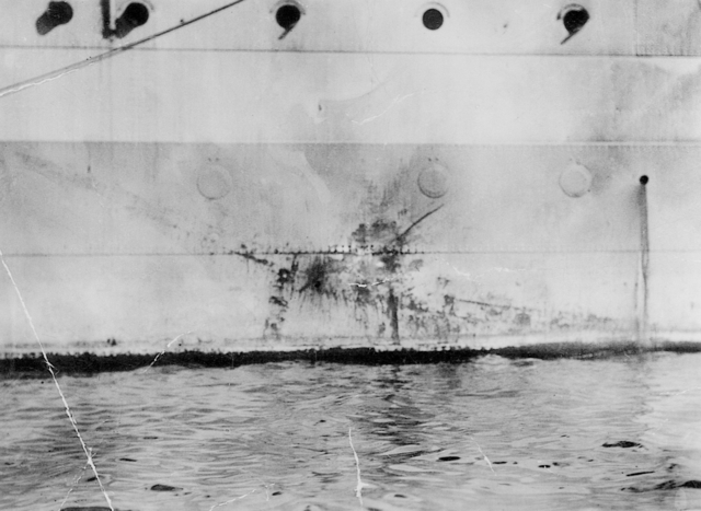 File:Japanese kamikaze on HMS Sussex.JPG