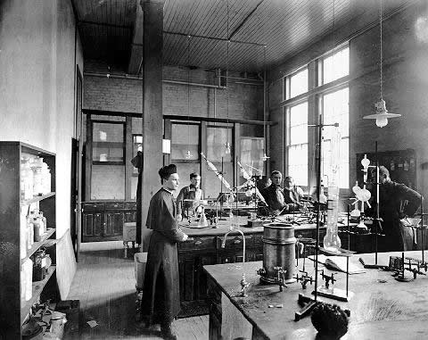 1931年的化學實驗室