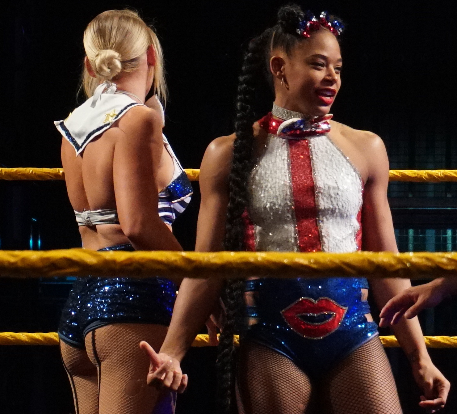 Lacey Evans and Bianca Belair (cropped).jpg. 