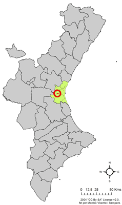 Alaquàs - Localizazion