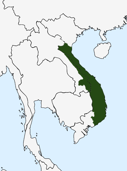 Supposedly zenith of Champa territorial expansion during the reign of Che Bong Nga (r. 1360-1390)
