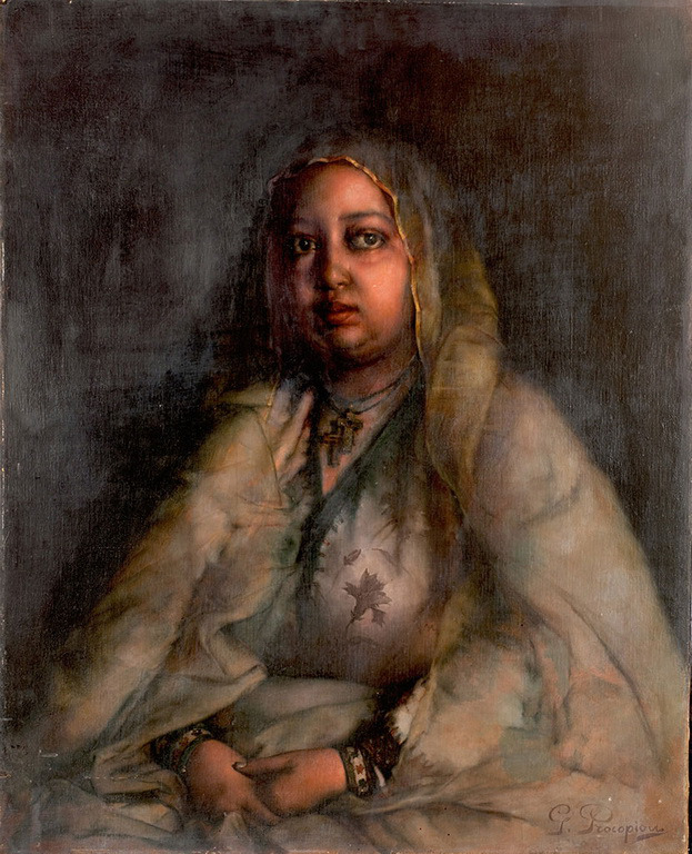 L'impératrice peinte en 1905 par Geórgios Prokopíou.