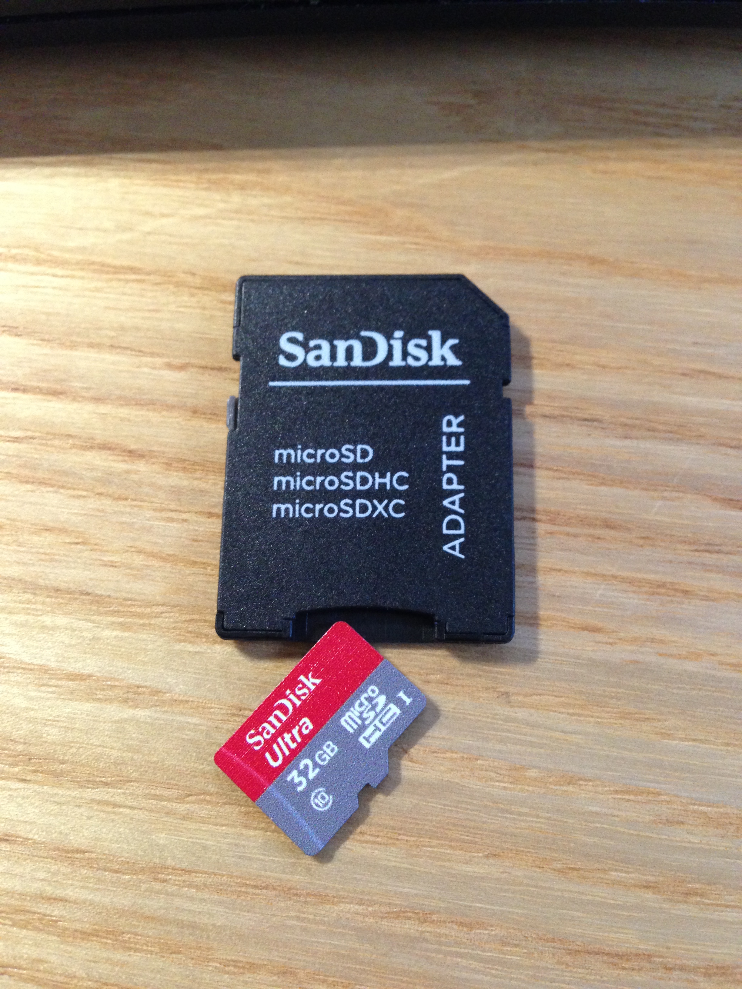 File Sandisk Ultra 32gb Microsd Card With Adapter 15 Jpg Wikimedia Commons