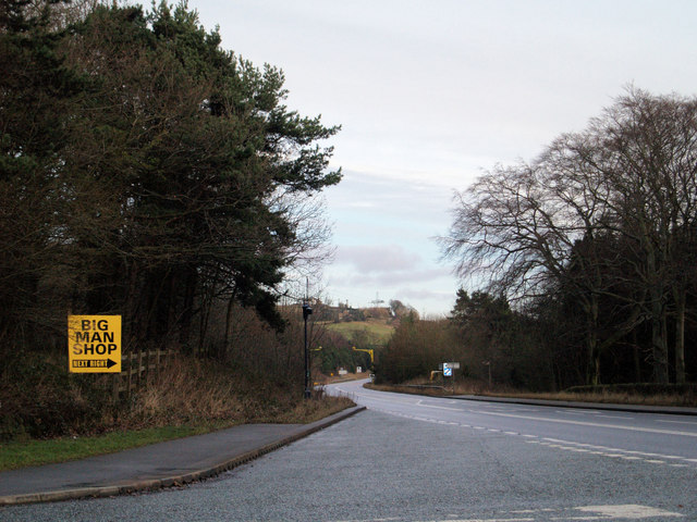 File:Turn right for Big Men^ - geograph.org.uk - 656699.jpg