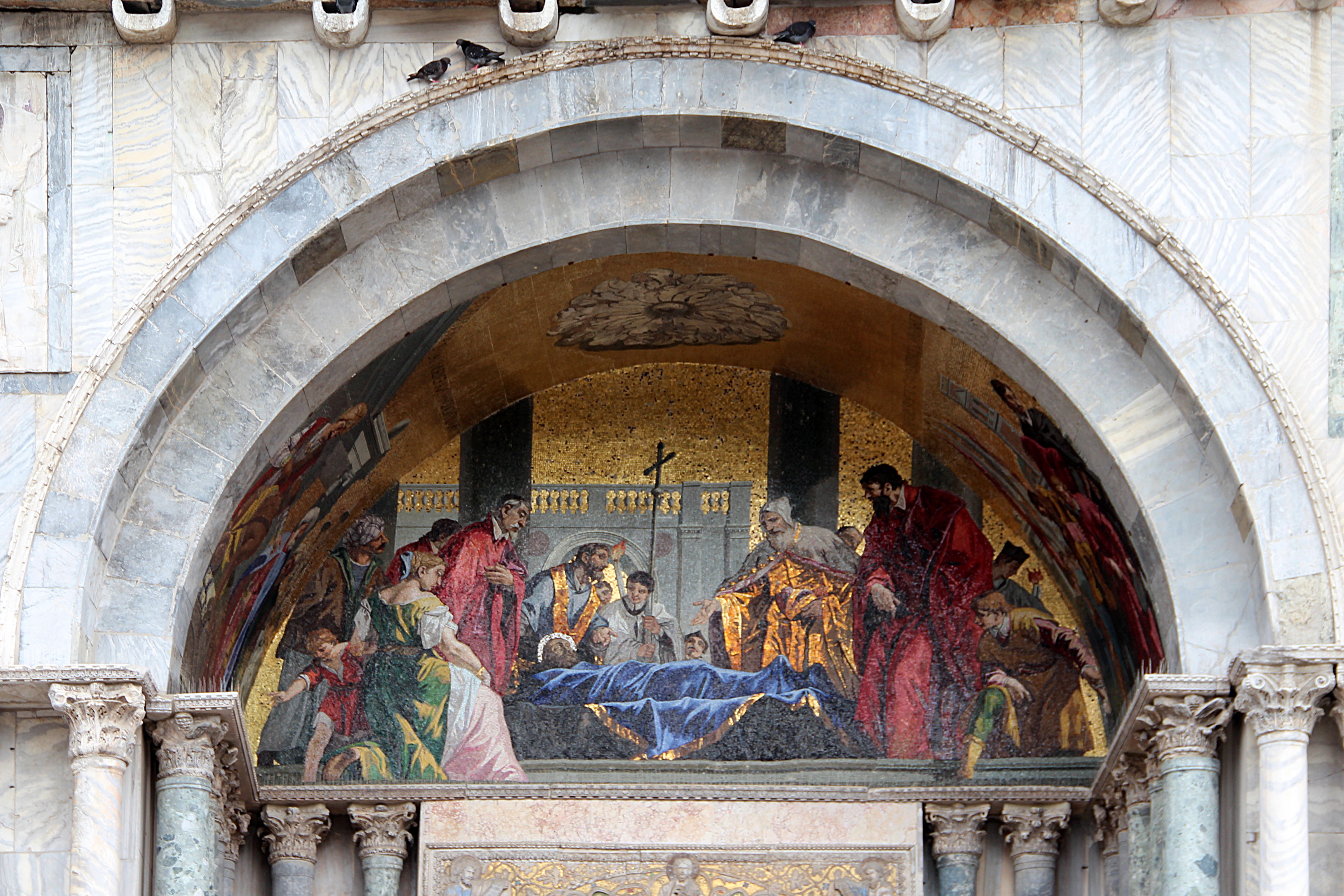 St marc. Albert Maignan the Central Portal of St. Mark of Venice.