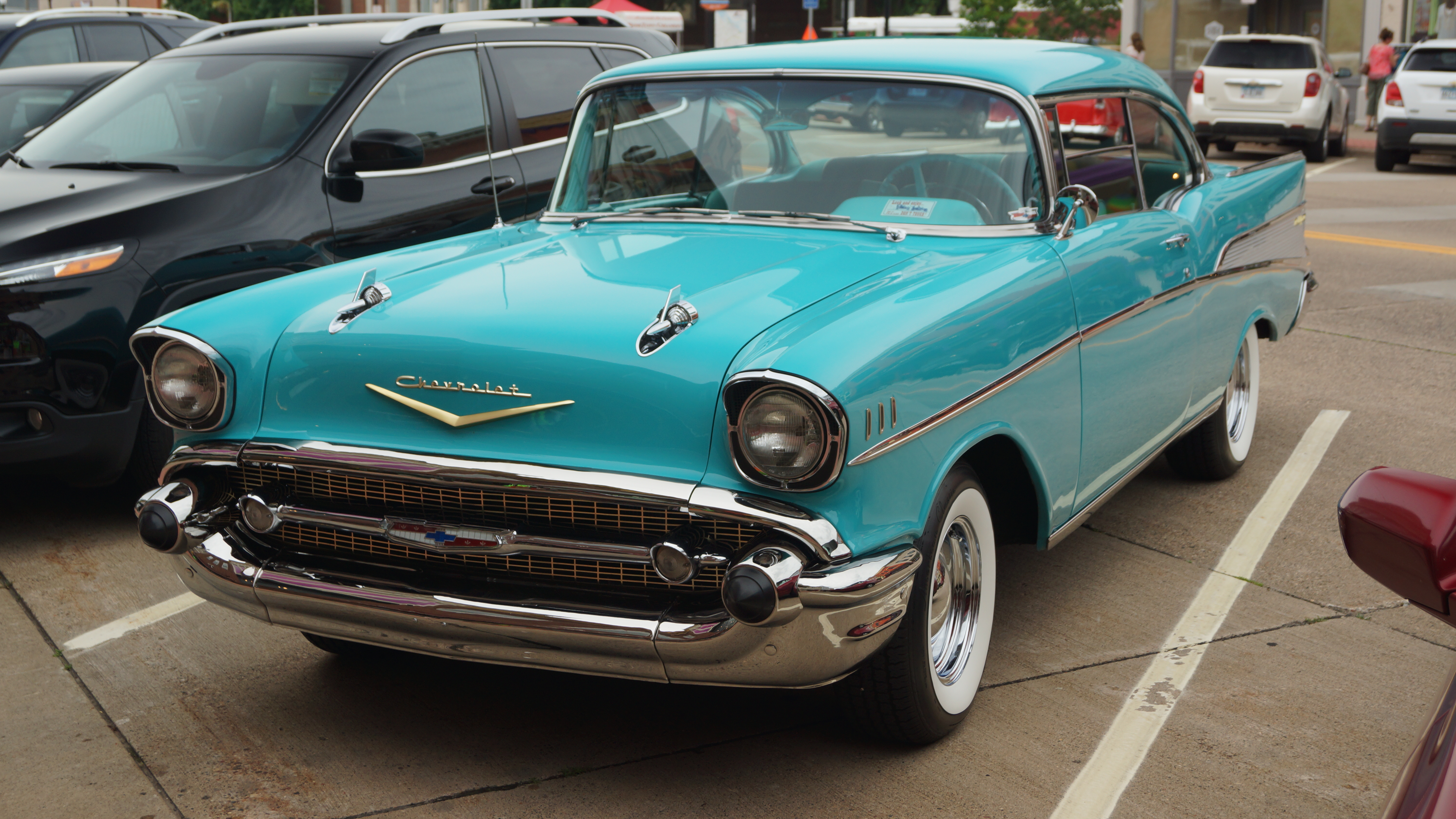 Chevrolet Bel Air 1957 Р¶С‘Р»С‚С‹Р№