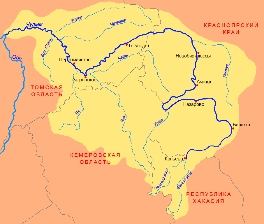 Таежные Реки Кузбасса На Карте