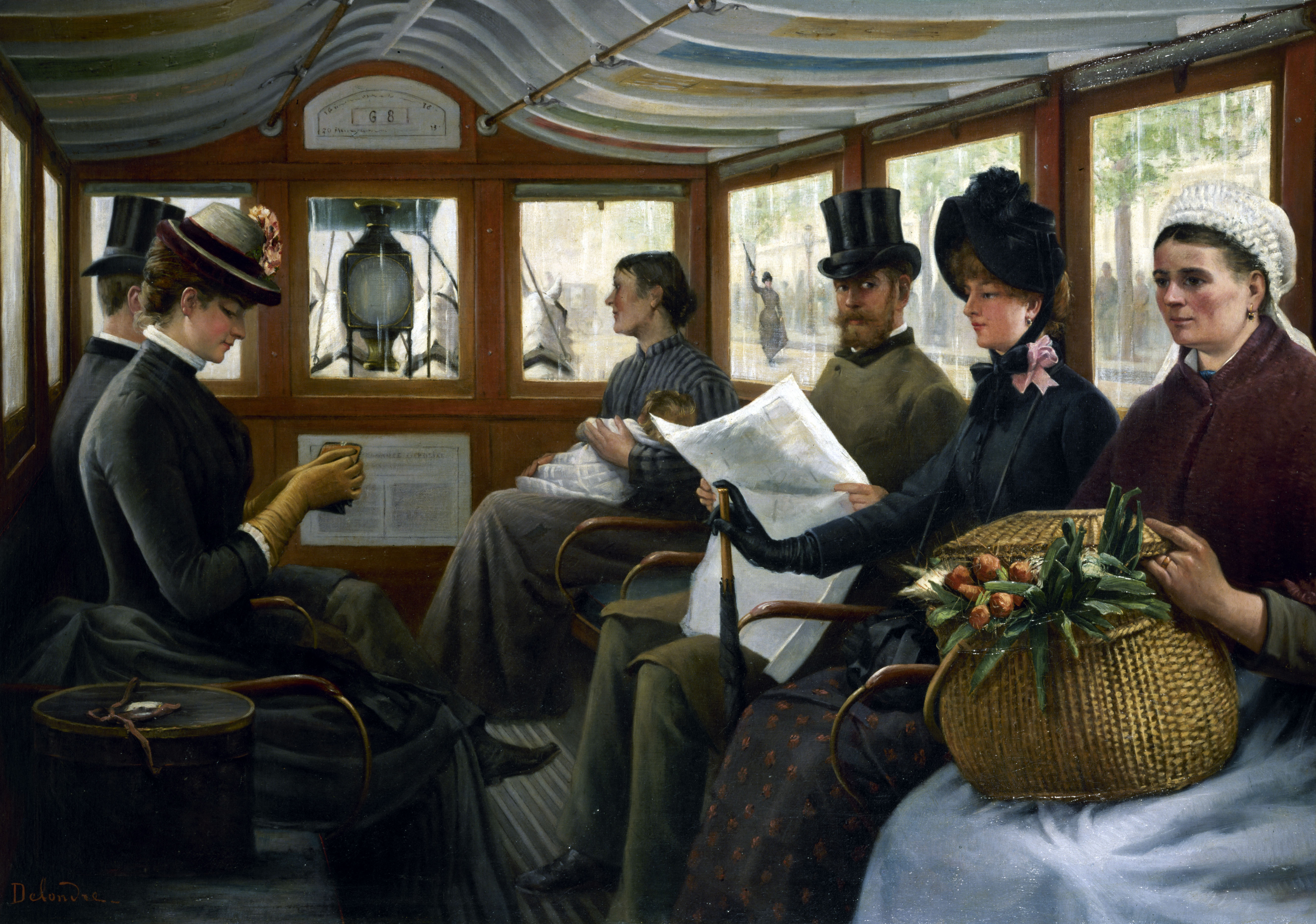 В вагоне поезда 19 век Англия