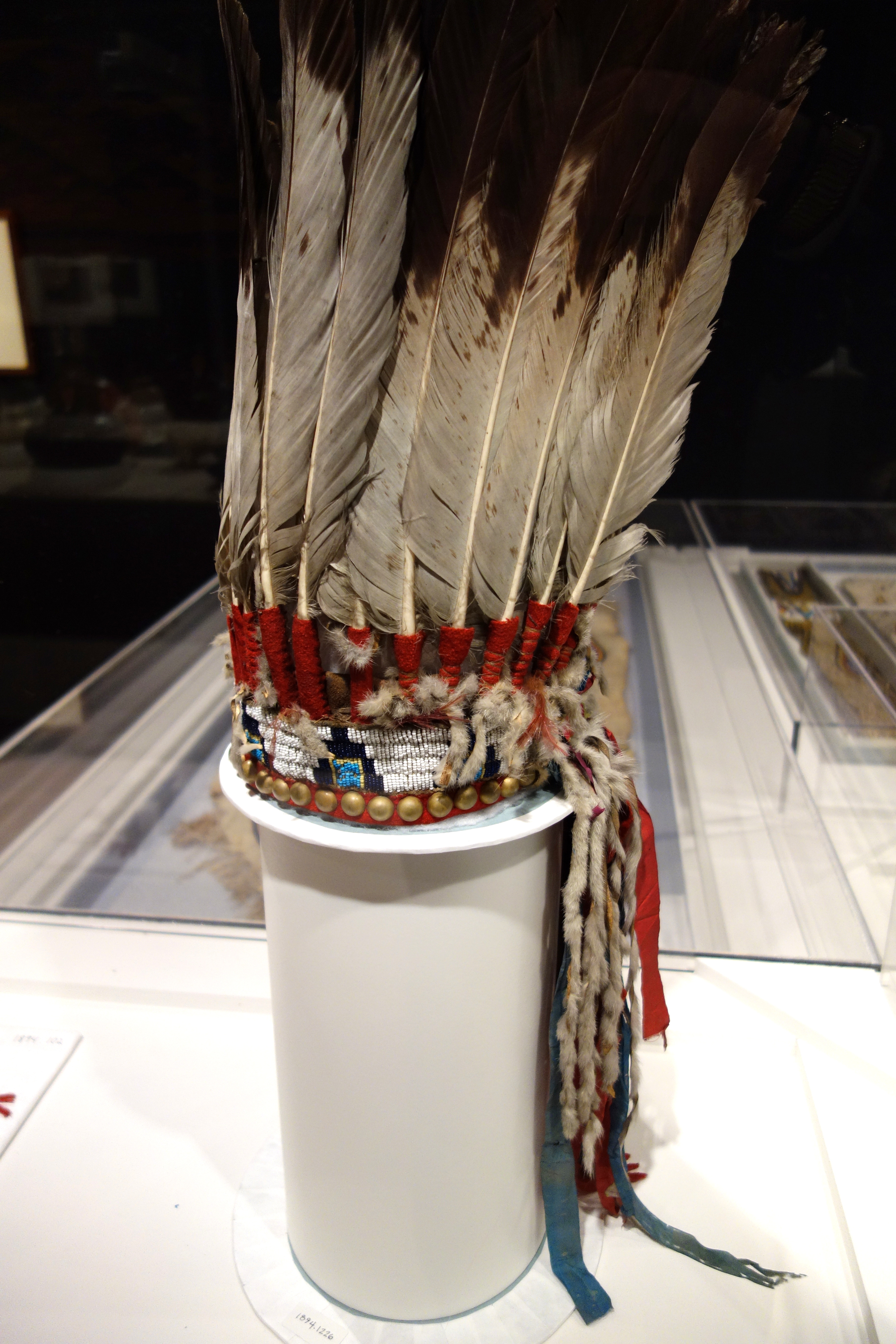 Native American White Spirit Eagle War Bonnet Feather Headdress
