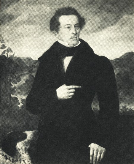 Ernst von Schiller, Porträt von Wilhelm Bracht, 1831