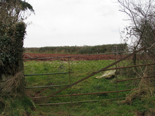 File:Gate to roadside field at Sutton Farm - geograph.org.uk - 1735068.jpg