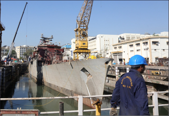 File:INS Betwa on Even Keel.jpg