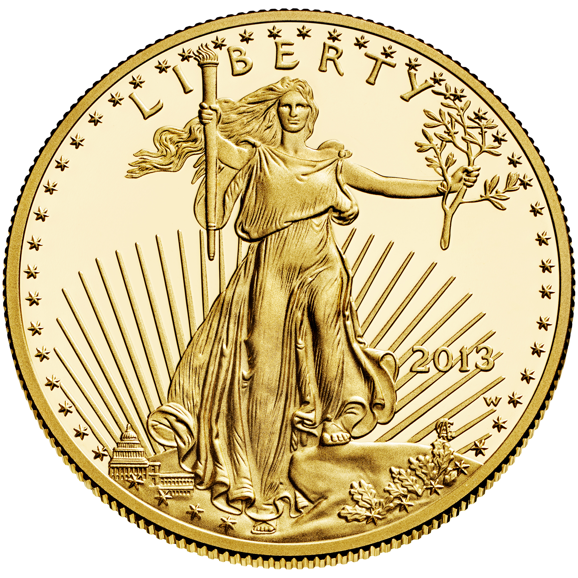 Buy .9999 Pure Gold with the $5 Gold American Eagle Bullion