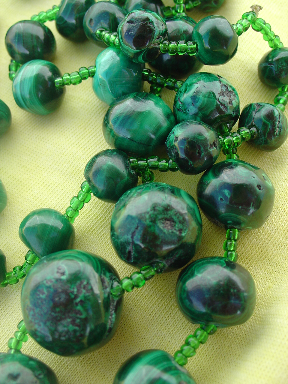 Smooth Round Synthetic Malachite Beads 8mm, For Jwellery Making at Rs  120/piece in Vadodara