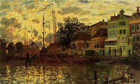 File:Monet - zaandam-the-dike-evening.jpg